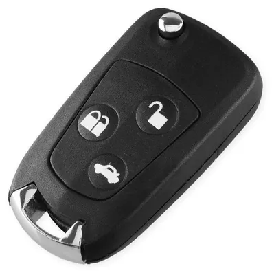 Produktbild von Techstar®-Autoschlüsselgehäuse, kompatibel mit Ford Mondeo, Fiesta, Focus, Galaxy, Kuga, C-Max, 3 Tasten