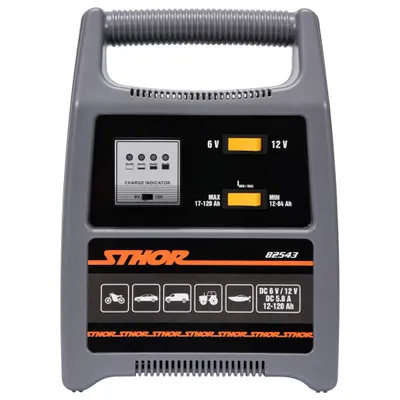Produktbild von Sthor Gleichrichter 6/12V 8A 120Ah Led