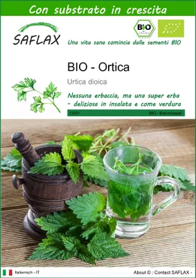 Immagine prodotto di SAFLAX  -- Ortica - 2000 semi - Con substrato - Urtica