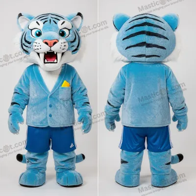 Obrázek produktu pro Sky MASTICOT Blue Whimsical Šavlozubý Tygr Maskot