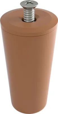 Produktbild von BAUHELD® Rolladenstopper 40mm [ Germany] 8 Stück für Rolladenpanzer - Hellbraun