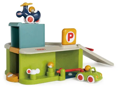 Obrázok produktu pre ToloGaráž vrátane auta a vrtuľníka