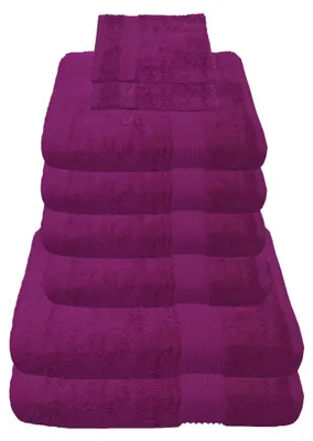 Produktbild von Julie Julsen Handtuch Set Fuchsia,Set:8 tlg. 2 Bade- 4 Handtücher + gratis 2 Waschhand..