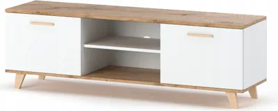 Immagine prodotto di Porta TV in stile scandinavo "SCANDINAWIA 102", cassettiera TV bianca