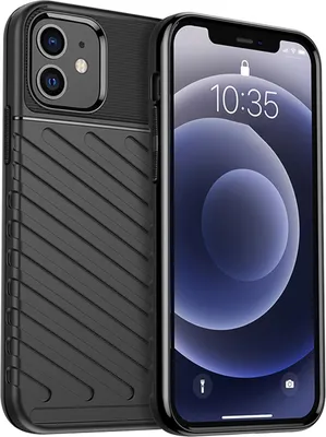 Immagine prodotto di Custodia del telefono cellulare per Apple iPhone 12 / 12 Pro cover Thunder Case TPU antiscivolo copertura protettiva