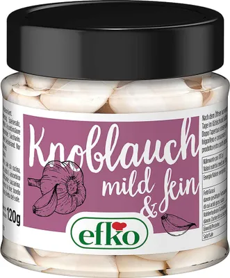 Produktbild von efko Knoblauch mild & fein 190g