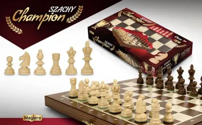 Obrázek produktu pro Šachová hra Champion – klasická dřevěná