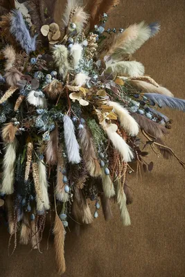 Produktbild von Mica Decorations Federgras kunstlicher Stangel/Zweig - lila-violett - 104 cm