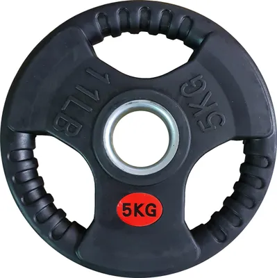 Immagine prodotto di Disco gommato di ricambio con impugnature 5 kg - diametro 50 mm