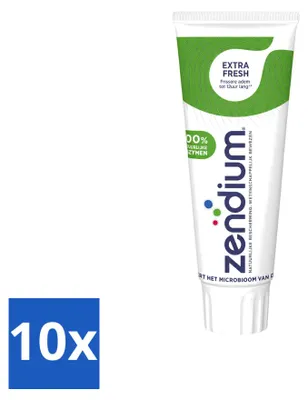 Obrázok produktu pre 10 x Zubná pasta Zendium Extra Fresh s prírodnými enzýmami, 75 ml - výhodný balík - 10 kusov