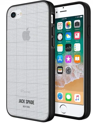 Produktbild von Jack Spade Graph-Check Case Clear/Black für Apple iPhone 7/8/SE 2020