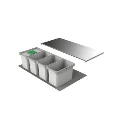 Immagine prodotto di Naber Cox® Box 235 K/900-4, odpadkový koš pro stávající výsuvy, s víkem na organické látky