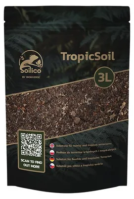 Produktbild von TropicSoil Terrariensubstrat 3l für Reptilien, Amphibien und Wirbellose