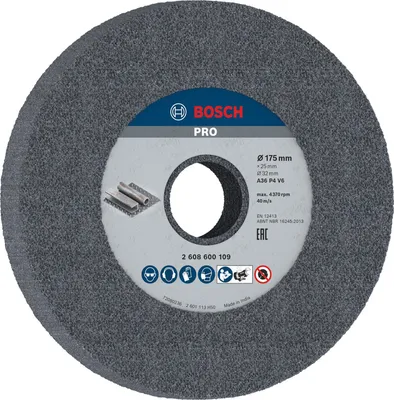 Immagine prodotto di Bosch PRO Disco per smerigliare il metallo, 175x25x32,