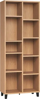 Produktbild von Regal Leoncho 24, Farbe: Eiche - Abmessungen: 195 x 76 x 38 cm (H x B x T)