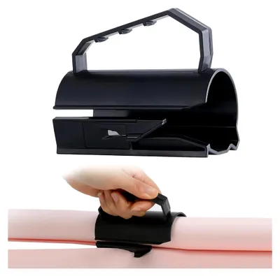 Produktbild von Geschenkpapierschneider, Geschenkpapier Schneider für Rollen, tragbarer Papierschneider, Wrap Slice für Rollen, GeschenkpapierCutter für Weihnachtlicher, Halloween, Valentinstag Geschenkpapier