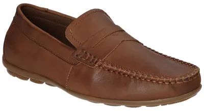 Produktbild von American Club CY193, Herren Leder Mokassins Memory Foam System, Slipper leicht bequem, Braun 42