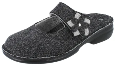 Produktbild von FINN COMFORT Arlberg Damen Hausschuhe dunkelgrau Filz - Größe: 42