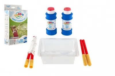 Obrázek produktu pro Bublifuk sada - tvoření profesionálních bublin + náplň 350 ml