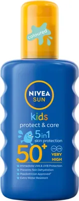 Obrázok produktu pre Nivea Sun Kids Nápoj na opaľovanie pre deti SPF50, 200 ml