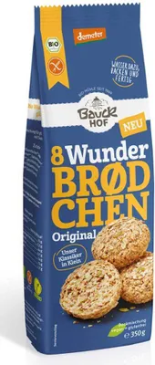 Produktbild von Bauck Mühle Wunderbrødchen Original Demeter glutenfrei 350 g