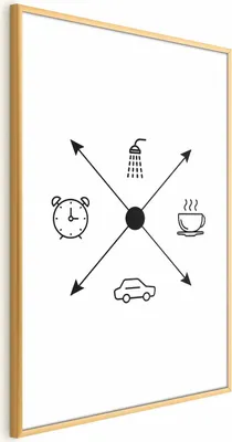 Produktbild von Posterpapier Poster - Daily Schedule 21x30 cm Text n-A-0736-ao-a