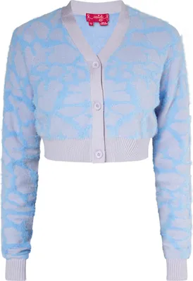 Produktbild von SWIRLY damen strickjacke - blau lavendel, S
