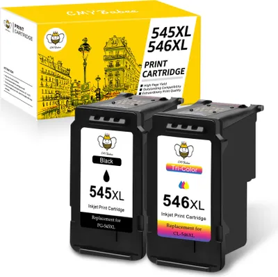 Produktbild von 2PK 545 Druckerpatrone für CANON 545XL 546 PG 545XL CL-546 Pixma MX490 MX495 iP2800 iP2850 iP2840 iP2855 TS205 TS305 TS3150