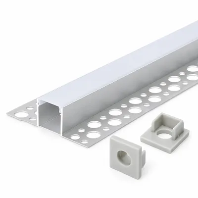 Produktbild von MasterLED LED Fliesenprofil 2m Silber 10mm Fliesen Einbauprofil für das Bad