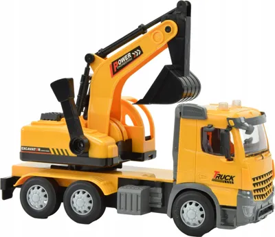 Produktbild von Skleplolki Bagger LKW Großer Baukasten 1:12