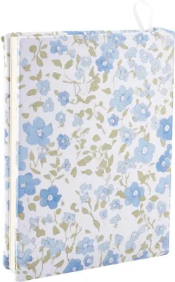 Produktbild von Reinigbare Hardcover-Einband mit Blumenmuster - Elastisch und waschbar - Für Hardcover-Bücher