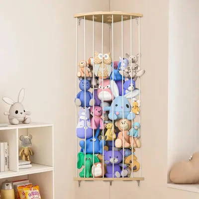Immagine prodotto di Contenitore per peluche, da 110 a 200 cm, in legno, per la cameretta dei bambini
