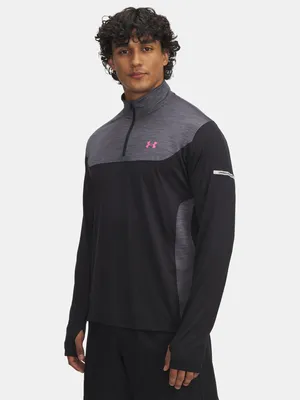 Produktbild von Under Armour UA Tech Utility 1/4 Zip T-Shirt für Herren – Schwarz 3XL