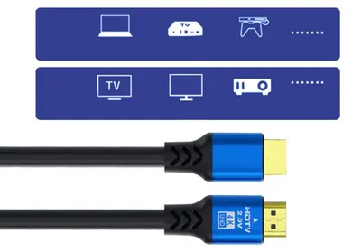 Produktbild von INF 4K HDTV Kabel 2.0 – Aluminiumlegierung, verschiedene Längen für Heimkino 2m