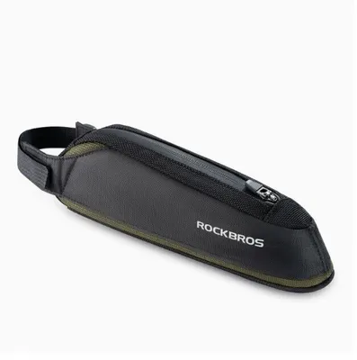 Immagine prodotto di ROCKBROS borsa per bicicletta borsa per tubo superiore borsa per attrezzi 0,65L nero