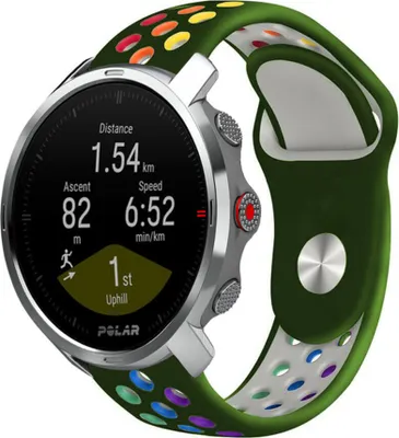 Produktbild von Strap-it Polar Grit X Sportarmband (Armeegrün/Bunt)