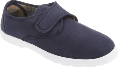 Produktbild von Scimitar Herren Textil Schuhe mit Klettverschluss DF610 (42 EU) (Marineblau Denim)