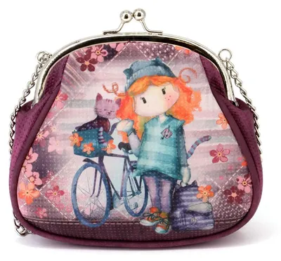 Productafbeelding van Retro schoudertas - Fietskettingdetail - Handtas - Bordeauxkleurig leer
