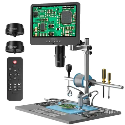Image de Microscope numérique, écran 10,1 pouces, grossissement 1500X - 3000X , AD249SM-Plus, 2000X