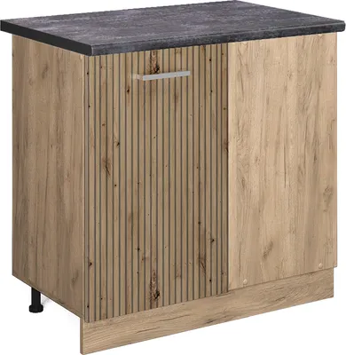 Obrázek produktu pro Rohová skříňka Vicco R-Line Řemeslný dub 86 cm , PD Antracit, Model 49157