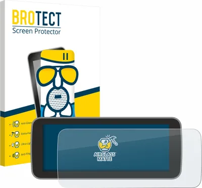 Produktbild von BROTECT Entspiegelungs Schutzglas für Fiat 500 E Uconnect 5 10" Schutzfolie Panzer Folie Glas Display Schutz matt