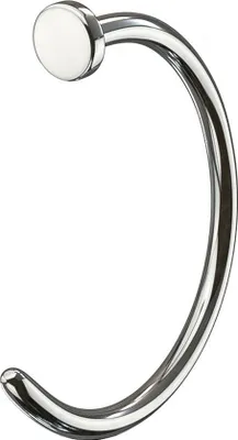 Produktbild von Autiga Nasenring Nasenpiercing Piercing Hufeisen Nagel Titan Ring Nose Hoop silber 10 mm