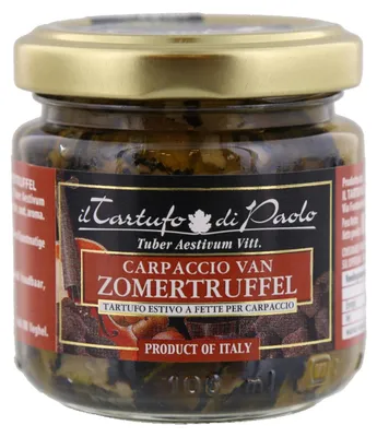 Immagine prodotto di Il Tartufo di Paolo Carpaccio Tartufo Estivo 50g - Lamelle di tartufo aromatiche per pasta e carne