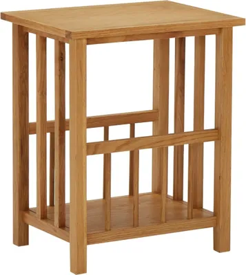 Produktbild von Zeitungstisch 45x35x55 cm Eiche Massivholz