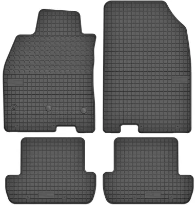 Zdjęcie produktu dla Dywaniki gumowe do Renault Megane III 2008-2015 (hatchback/coupé/Grandtour/kombi) – 4 szt., czarne, dopasowane