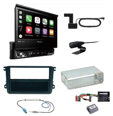 Produktbild von Pioneer AVH-Z7200DAB Bluetooth USB Einbauset für EOS Polo Caddy Amarok Scirocco