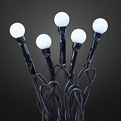 Produktbild von Kugel Lichterkette mit Timer, batteriebetriebene LED Lichterkette innen