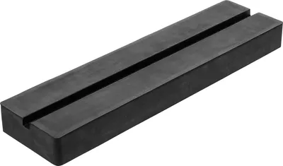 Image de BGS Support en caoutchouc avec rainure pour ponts élévateurs 373 x 100 x 35 mm - 7012