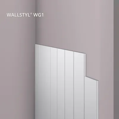 Produktbild von NMC WG1 WALLSTYL 3D Wandpaneel Wandpaneel Wandleiste 2,44 m
