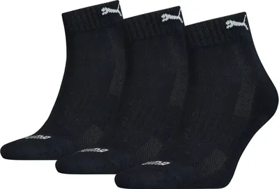 Produktbild von Puma - Cushioned Quarter Socks 3P - Dark Blue Sports Socks